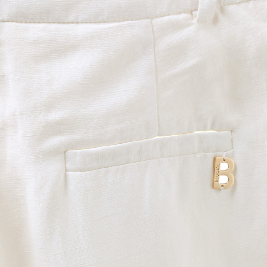 Bermuda donna in misto lino