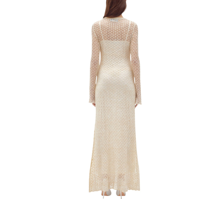 Abito donna in maglia crochet