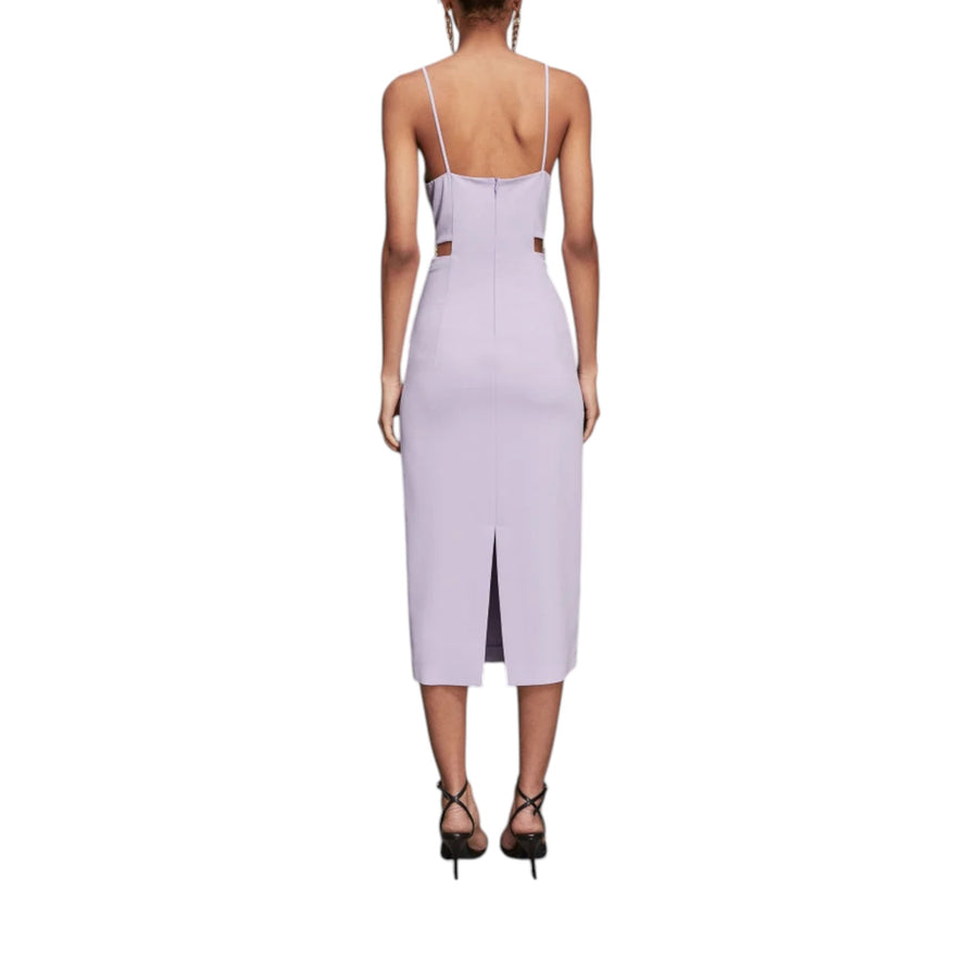 Abito donna midi in crêpe