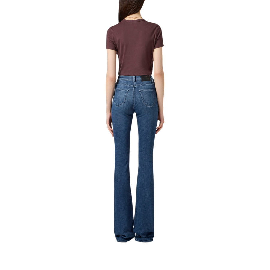 Jeans donna con logo gioiello