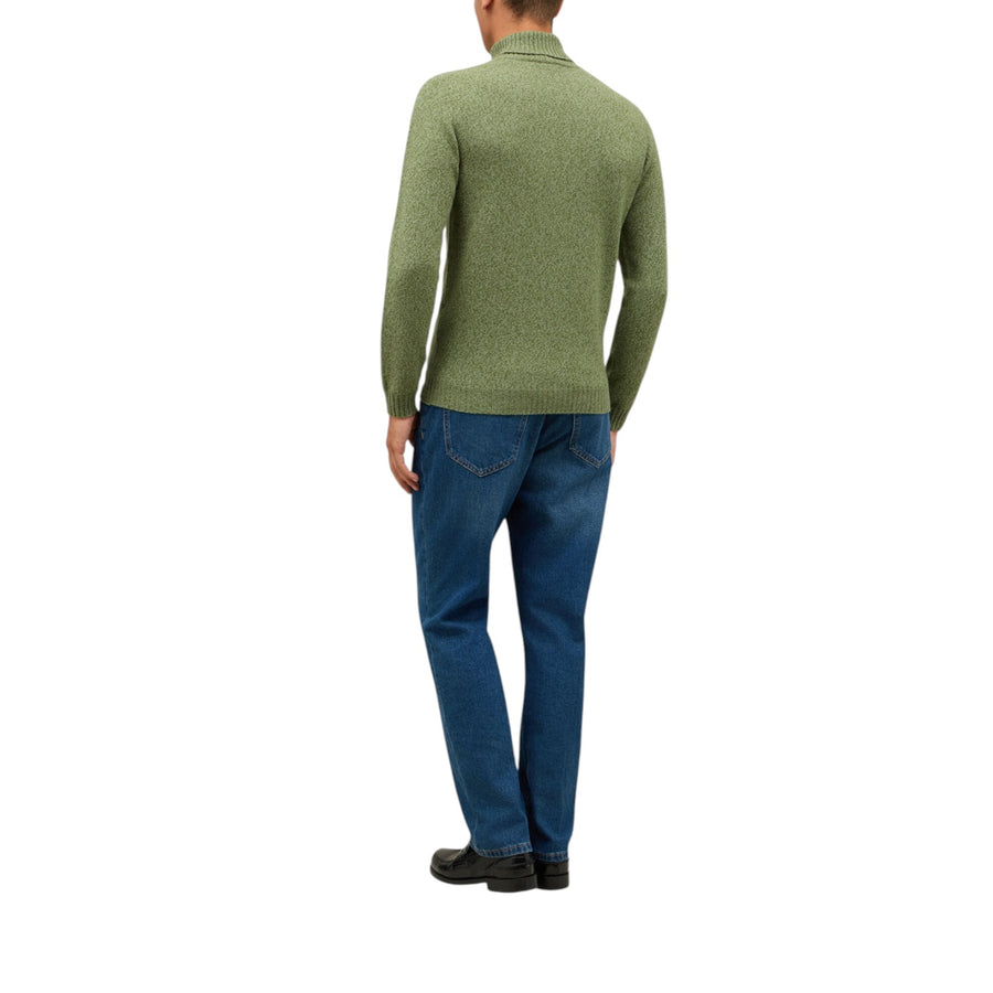 Dolcevita uomo in lana e cashmere mouliné