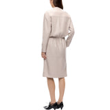 Abito Donna midi effetto pelle con zip