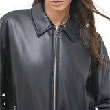 Bomber donna in tessuto spalmato