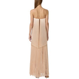 Abito donna  donna  Red Carpet in tulle con frange