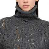 Dolcevita donna con pietre gioiello