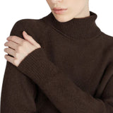 Dolcevita donna regular fit in lana e Alpaca