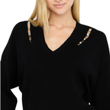 Maglia donna con castoni gioiello