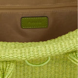 Borsa shopper piccola Beach in rafia con logo Love Birds