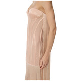 Abito donna  donna  Red Carpet in tulle con frange