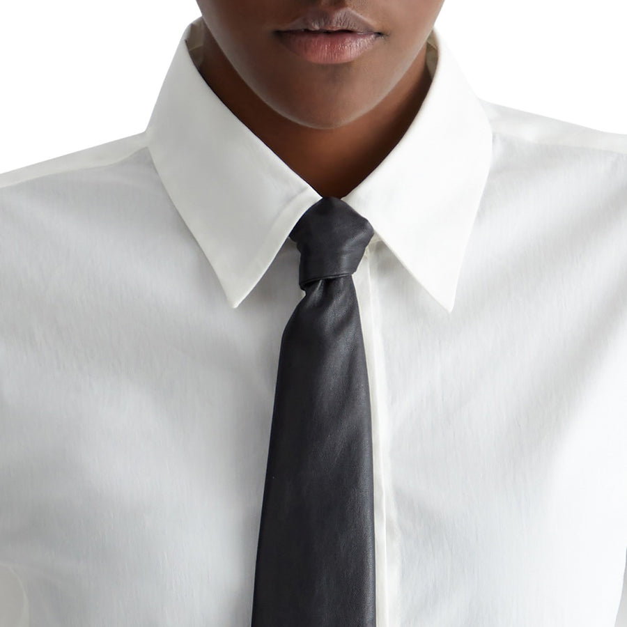 Camicia donna con cravatta