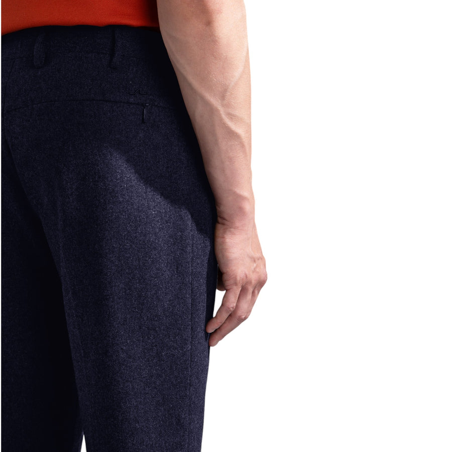 Pantalone uomo chino in lana tecnica