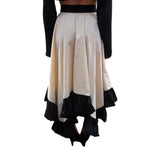 Gonna donna lunga asimmetrica