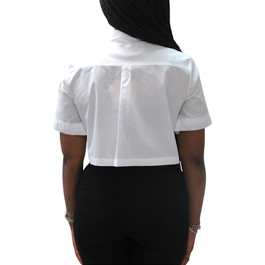 Camicia donna con applicazione