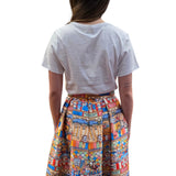 T-shirt donna con ricamo