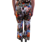 Pantaloni donna stampa floreale