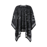 Mantella donna con motivo logo Love Birds