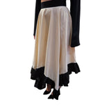 Gonna donna lunga asimmetrica