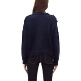 Maglia donna in mohair con ricamo