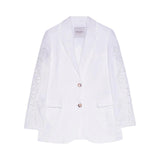 Giacca donna con ricami San Gallo
