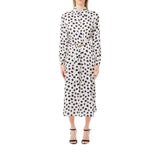 Abito donna a pois con cintura