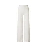 Pantaloni donna in lino con vita paperbag