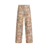 Pantaloni donna flare con stampa