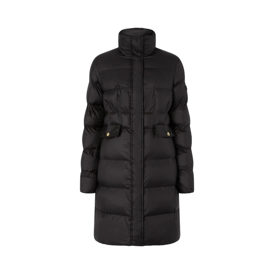 Piumino donna lungo semilucido