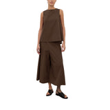 Top donna in popeline