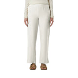 Pantaloni donna in lino con vita paperbag