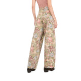 Pantaloni donna flare con stampa