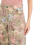 Pantaloni donna flare con stampa