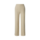 Pantaloni donna in lino con vita paperbag
