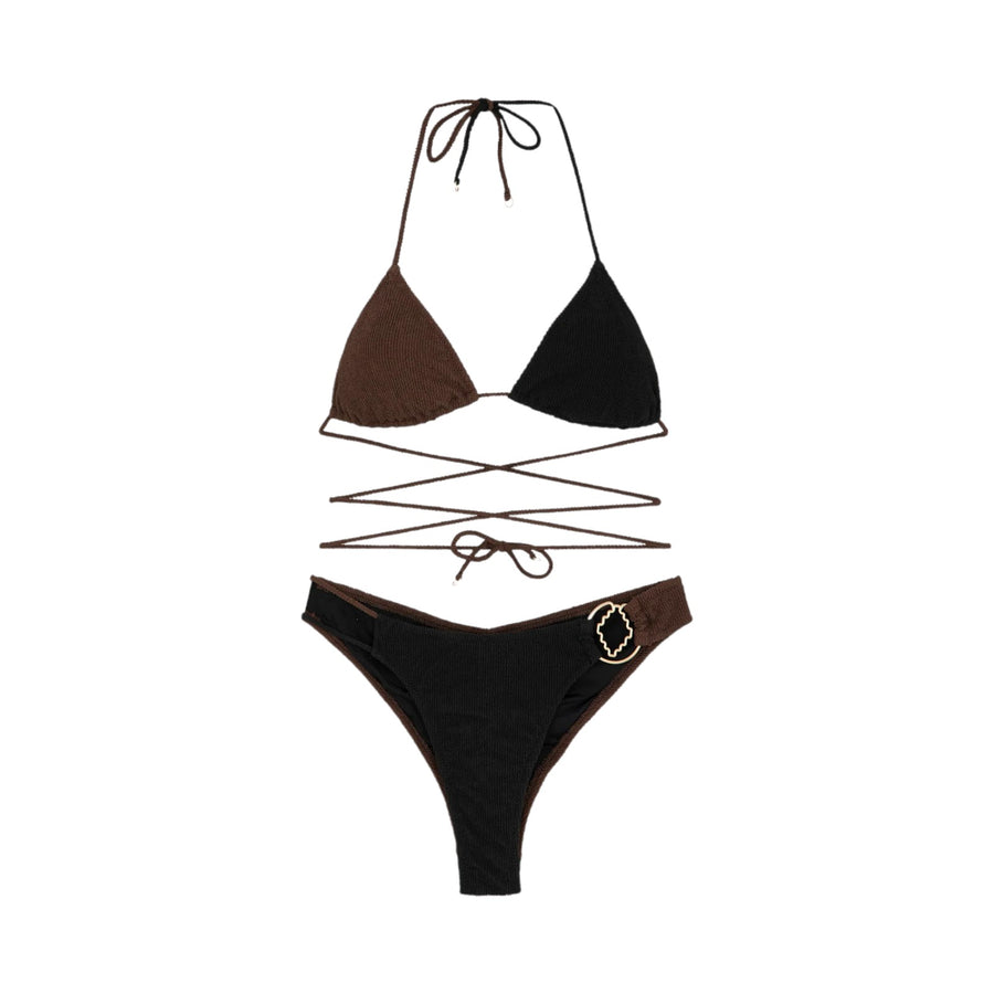 Bikini donna triangolo e slip fisso tooled