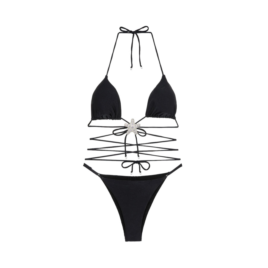 Bikini triangolo e slip brasiliano regolabile sparkling donna