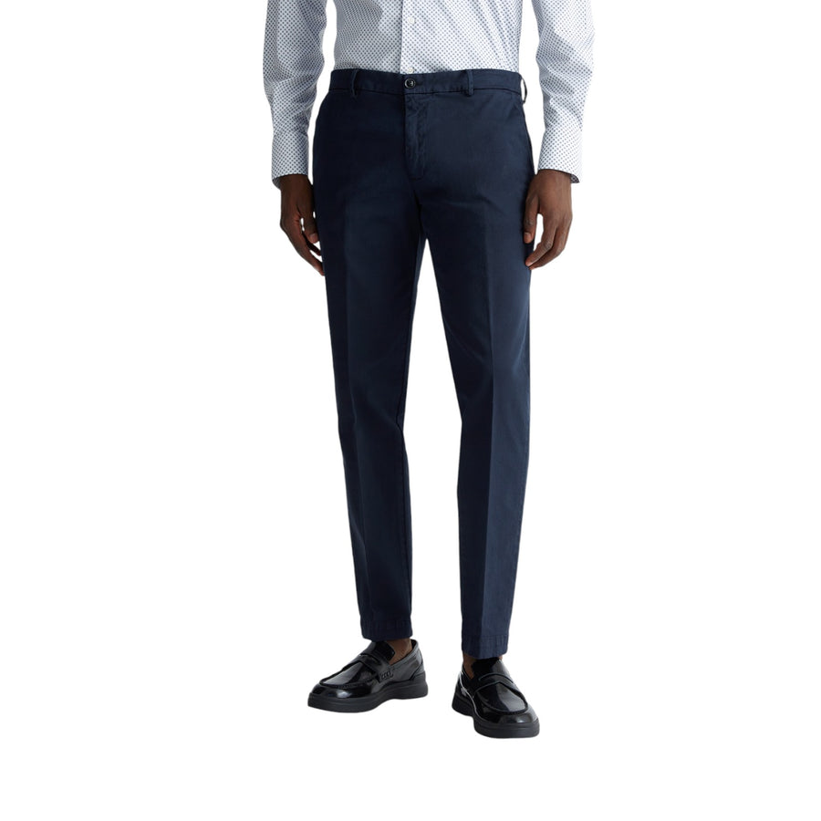 Pantaloni chino blu uomo