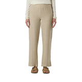 Pantaloni donna in lino con vita paperbag