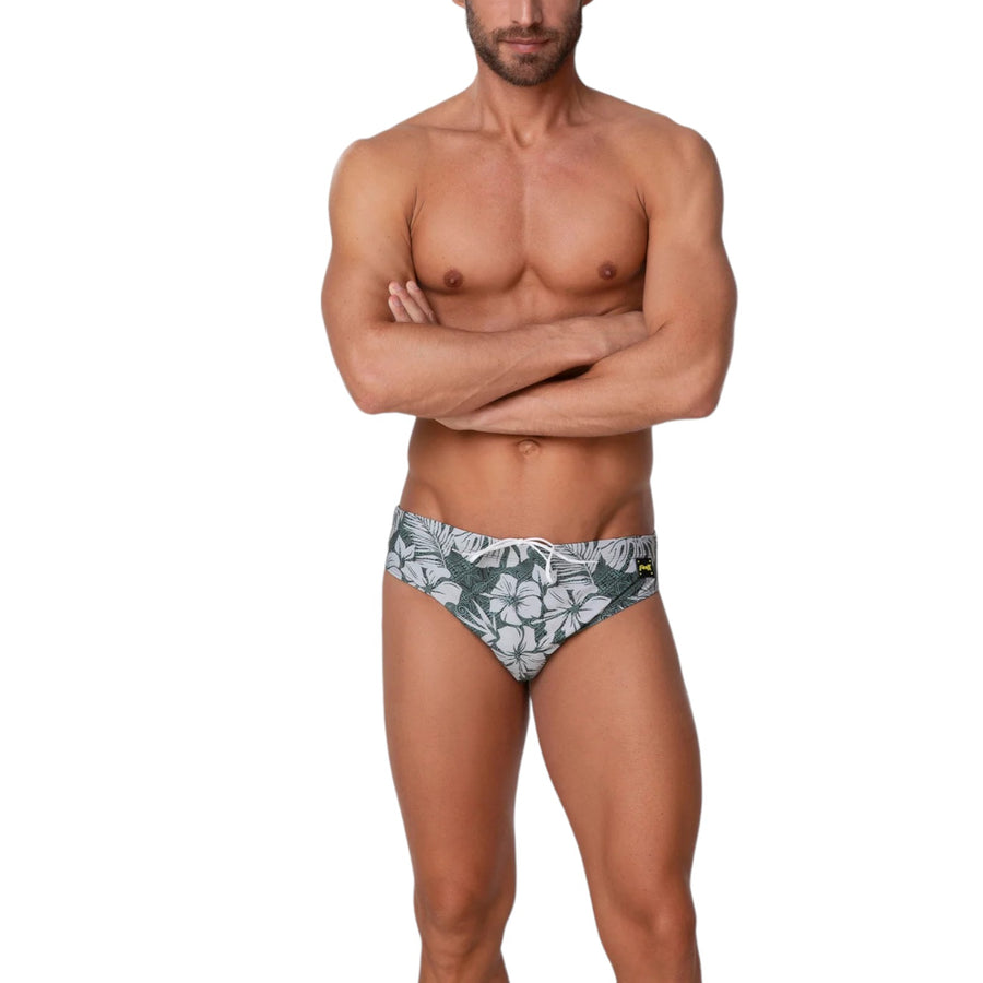 Slip stampato mood tropical uomo