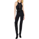 Tuta donna in maglia