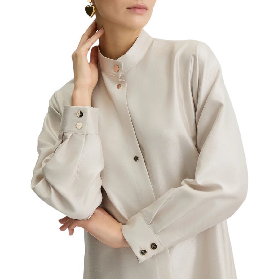 Abito donna chemisier in shantung
