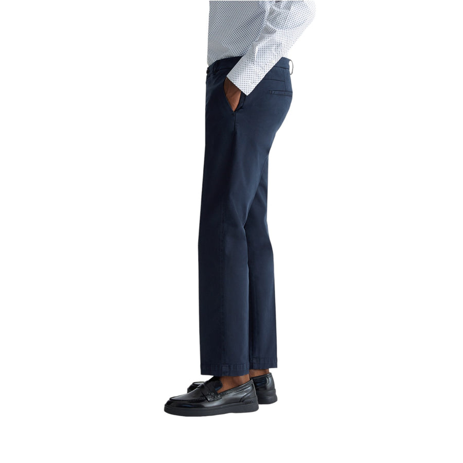 Pantaloni chino blu uomo