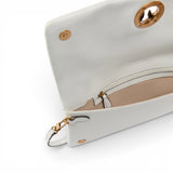 Pochette a tracolla media Love Bag Click Soft Horizontal in pelle