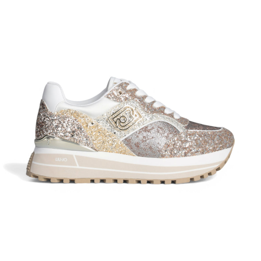 Sneakers donna  platform full glitter