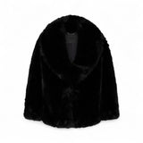 Cappotto donna in pelliccia sintetica