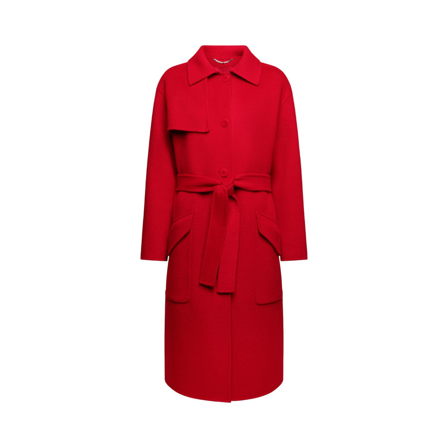 Trench donna in 100% lana