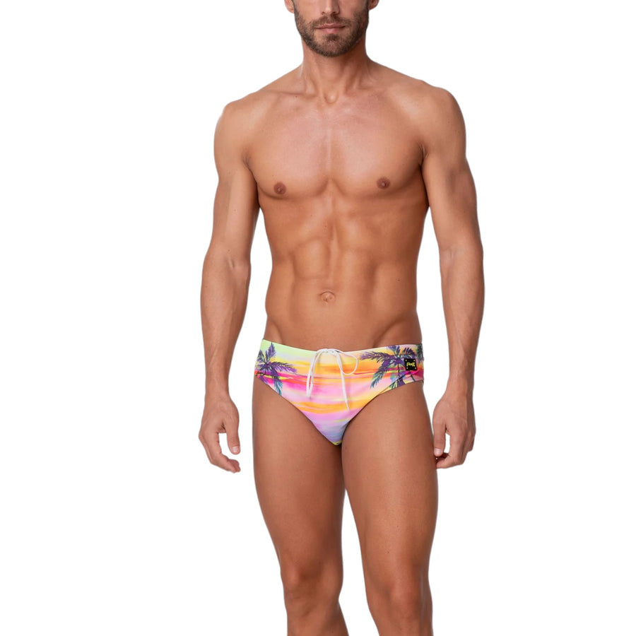 Slip stampato mood tropical uomo