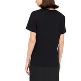 T-shirt donna con logo e stampa