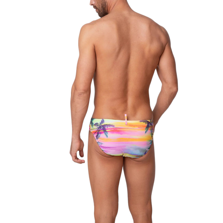 Slip stampato mood tropical uomo