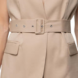 Gilet donna con cintura