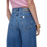 Jeans donna super flare a vita alta