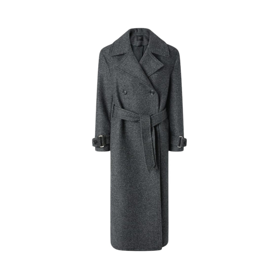 Cappotto donna stile trench con cintura